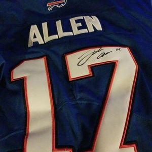 Signed Josh Allen Bill's Jersey